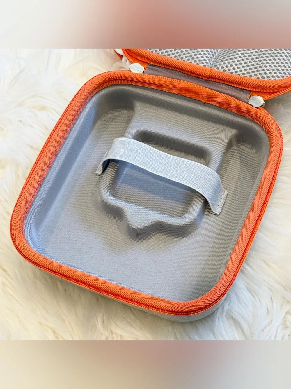 Kids Yoto Mini Player Hard Carrying Travel Case with Strap Orange/Gray